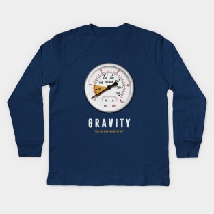 Gravity - Alternative Movie Poster Kids Long Sleeve T-Shirt